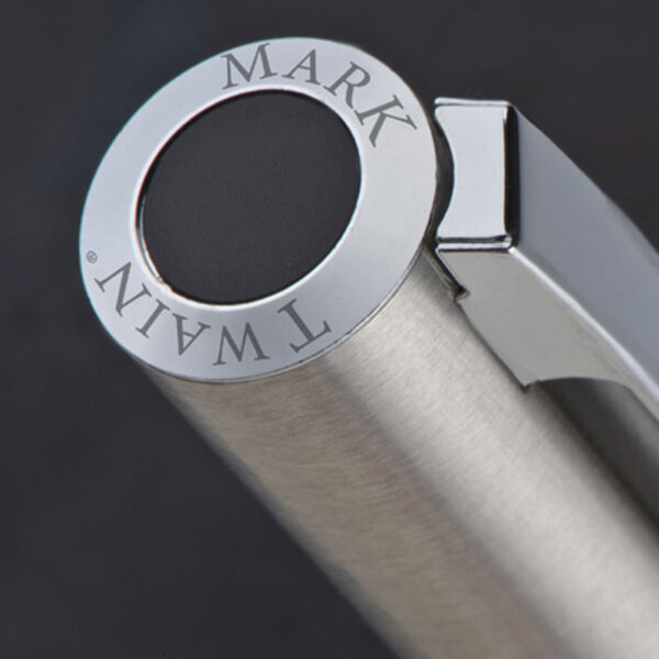 Długopis metalowy Mark Twain IV, kolor czarny - obrazek 3