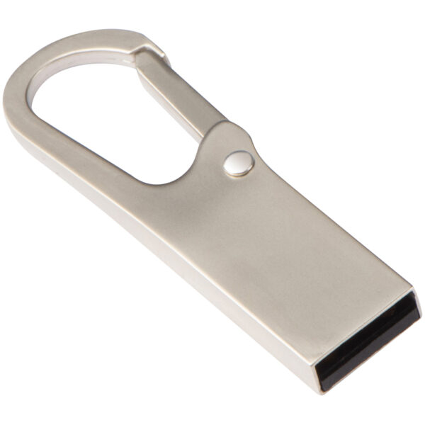 Pendrive z metalu, kolor szary