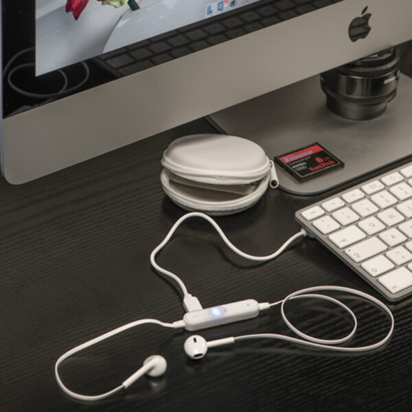 Słuchawki Bluetooth, kolor biały - obrazek 4