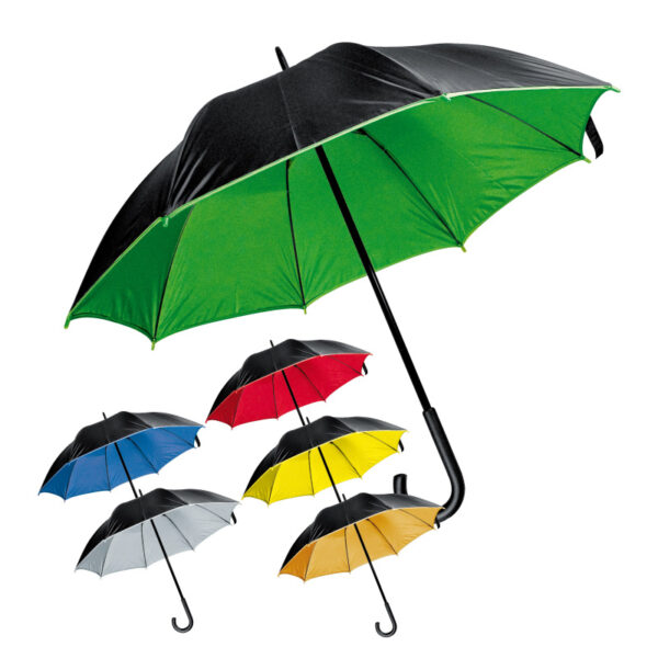 Parasol manualny, kolor żółty - obrazek 2