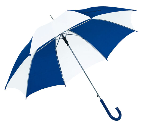 Automatyczny parasol DANCE, kolor niebieski/biały