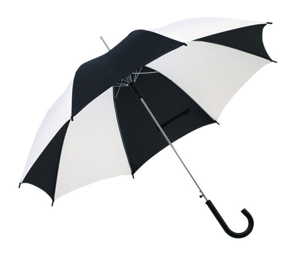 Automatyczny parasol DANCE, kolor czarny/biały