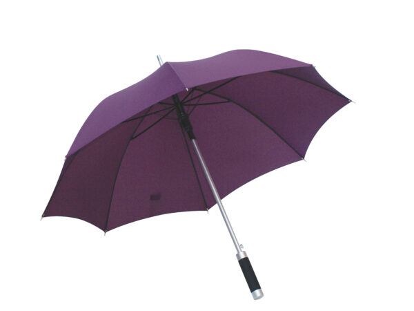 Automatyczny parasol z aluminiową laską RUMBA, kolor wrzosowy - obrazek 1