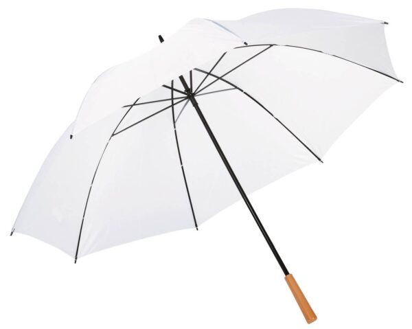 Parasol typu golf RAINDROPS, kolor biały