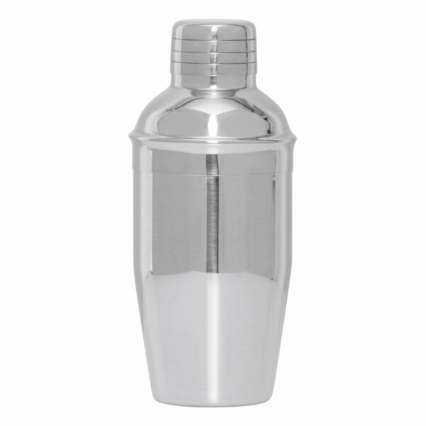 Shaker do koktajli HAPPY HOUR, kolor srebrny - obrazek 4