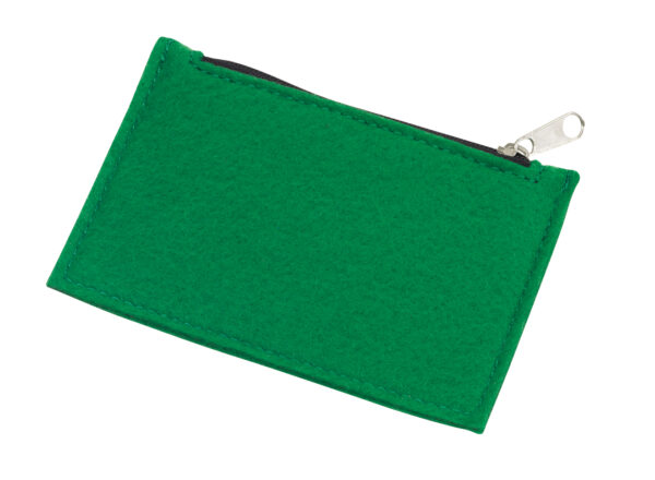 Filcowa saszetka COLLECTOR, kolor zielony - obrazek 1