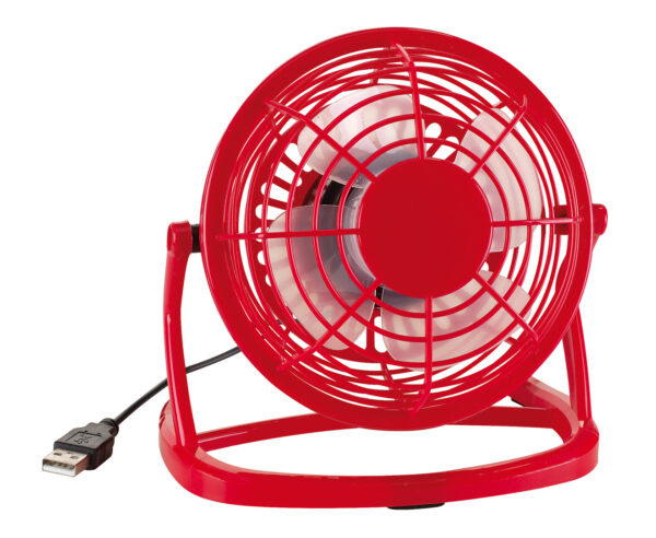 Wentylator USB NORTH WIND, kolor czerwony