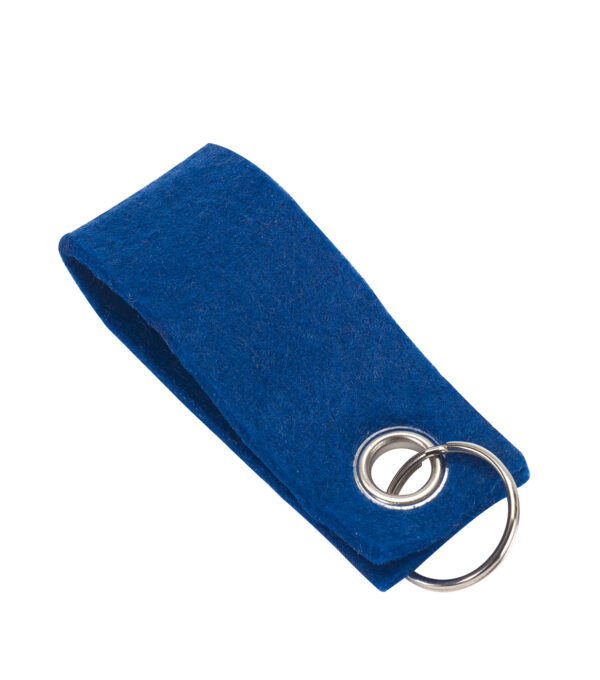 Brelok filcowy FELT, kolor niebieski - obrazek 1
