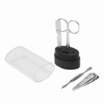 Zestaw do manicure LYON, kolor czarny/transparentny - obrazek 2