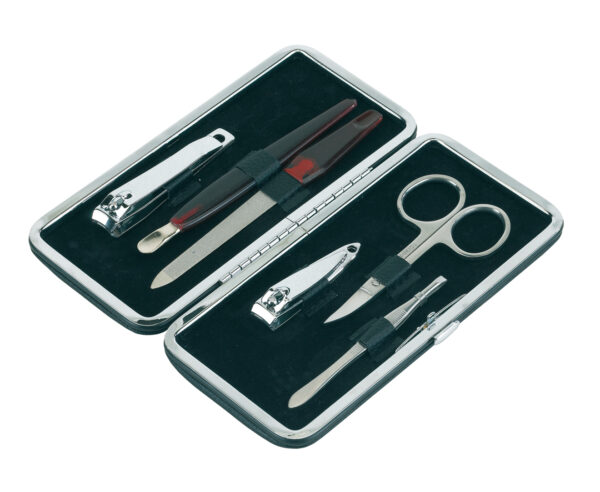 Elegancki zestaw do manicure AMELIE, kolor czarny