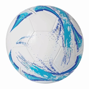 Piłka KICK AROUND, kolor biały/niebieski