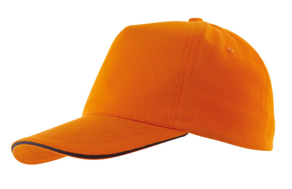 Czapka baseballowa WALK, kolor pomarańczowy