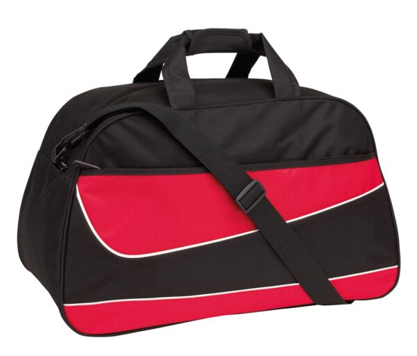 Torba sportowa PEP, kolor czarny/czerwony