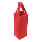 Filcowa torba na butelkę CABERNET, kolor czerwony