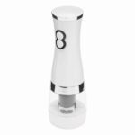 Młynek do soli i pieprzu SALT N PEPPER, kolor biały/srebrny - obrazek 2
