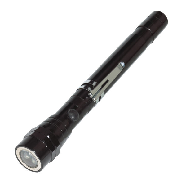 Latarka LED REFLECT, kolor czarny - obrazek 1