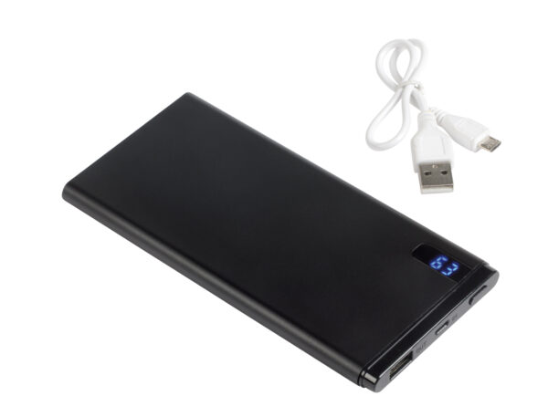 Powerbank INDICATOR, kolor czarny - obrazek 1
