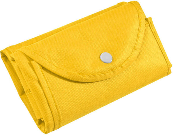 Torba na zakupy non-woven, kolor żółty - obrazek 2