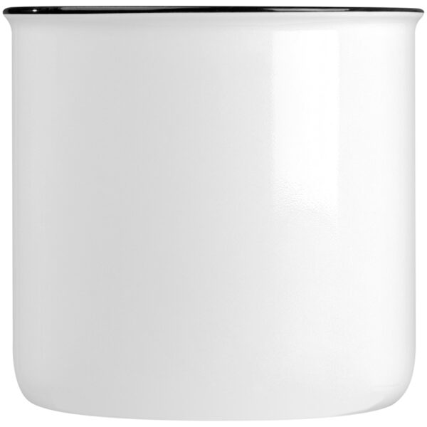 Kubek ceramiczny, kolor biały - obrazek 3