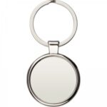 Brelok metalowy, kolor szary