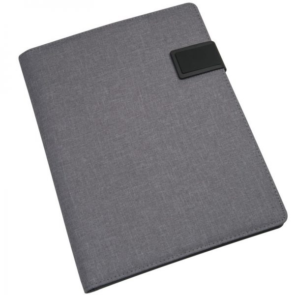 Folder A4 SALERMO, kolor szary - obrazek 1