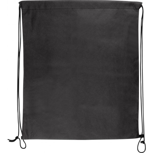 Worek sportowy non-woven SEOUL, kolor czarny - obrazek 1
