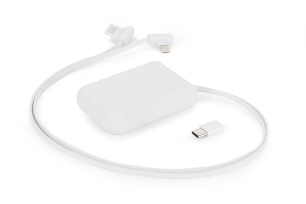 Kabel USB KESI, kolor biały - obrazek 1