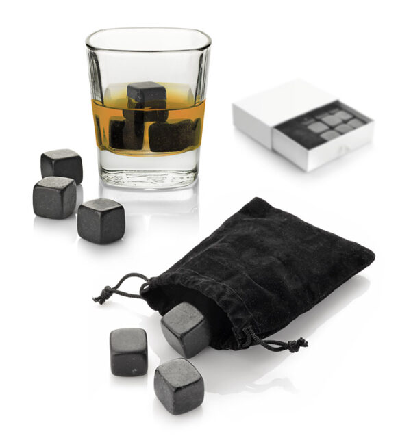 Kamienie do whisky TENNESSEE, kolor czarny