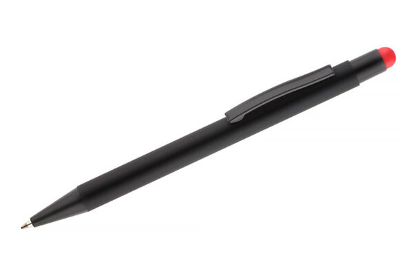 Długopis touch pen NIRO, kolor czerwony