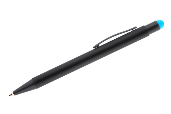 Długopis touch pen NIRO, kolor błękitny - obrazek 2