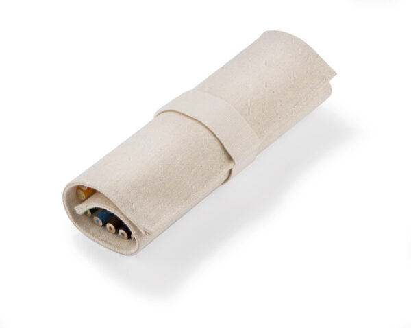 Zestaw kredek w etui LABI, kolor beżowy - obrazek 1