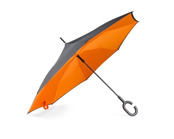Parasol REVERS, kolor pomarańczowy