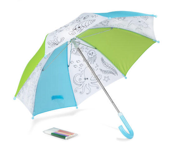 Parasol do kolorowania KIDDI, kolor barwny