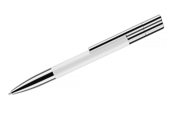 Długopis z pamięcią USB BRAINY 16 GB, kolor biały
