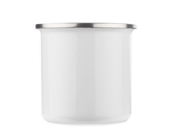 Kubek emaliowany SUBLIM 380 ml, kolor biały - obrazek 4