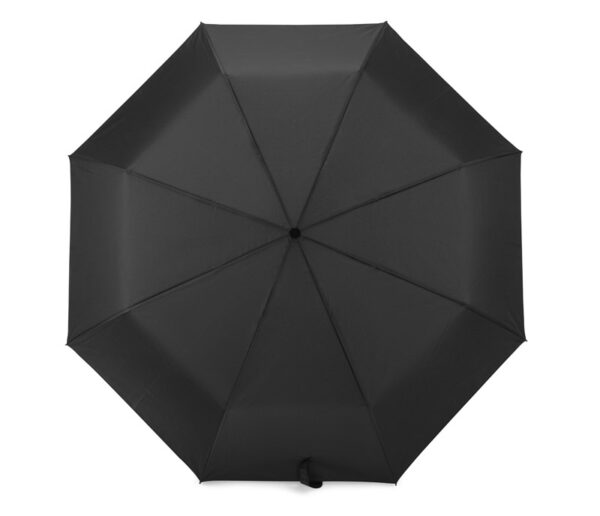 Worek na sznurkach z parasolem RAINY, kolor czarny - obrazek 3
