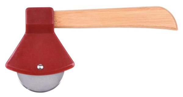 Nóż do pizzy BAMBOO TIMBER, kolor czerwony
