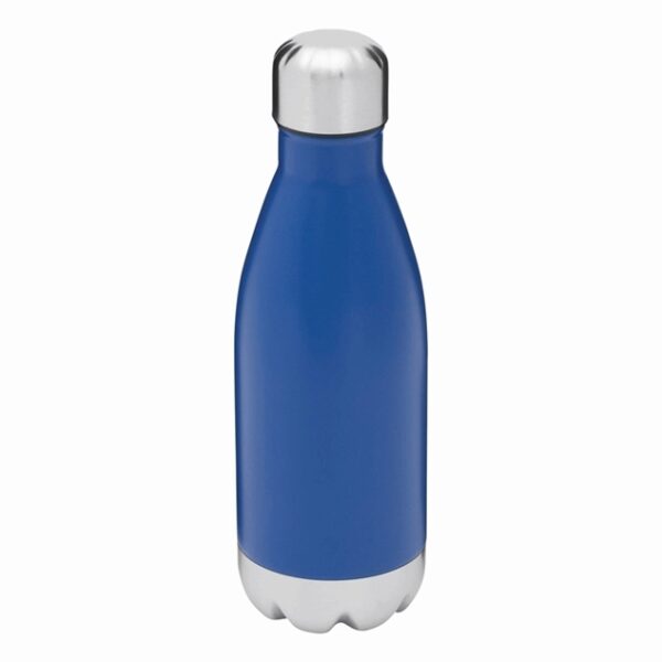 Butelka stalowa PARKY, kolor niebieski