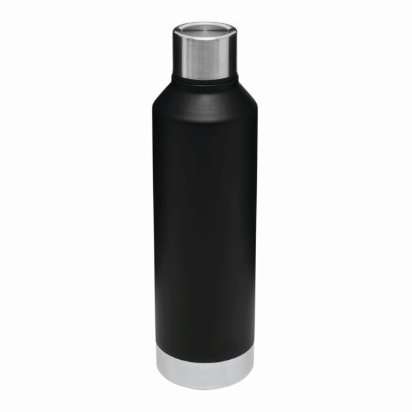 Butelka próżniowa do picia RICH FLAVOUR, kolor czarny