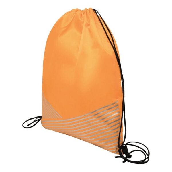 Worek sznurowany BRILLIANT, kolor pomarańczowy
