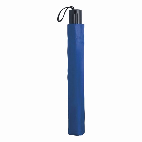 Parasol składany REGULAR, kolor niebieski/biały - obrazek 3