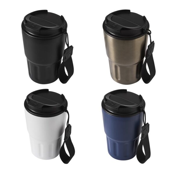 Kubek termiczny TRAVEL MUG, kolor granatowy - obrazek 5