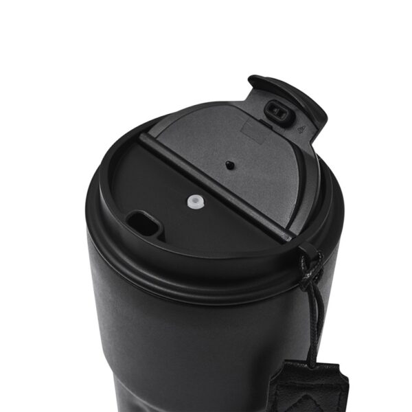 Kubek termiczny TRAVEL MUG, kolor czarny - obrazek 3