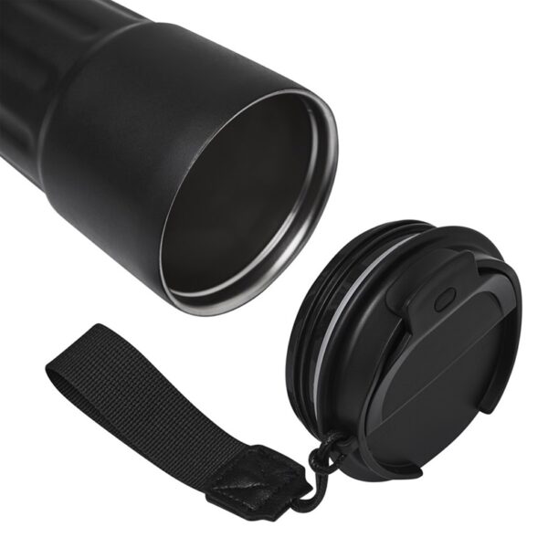 Kubek termiczny TRAVEL MUG, kolor czarny - obrazek 4