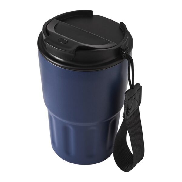 Kubek termiczny TRAVEL MUG, kolor granatowy - obrazek 1
