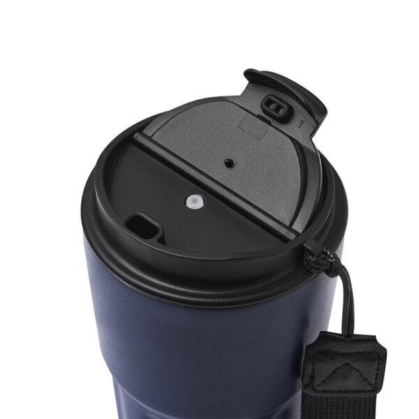 Kubek termiczny TRAVEL MUG, kolor granatowy - obrazek 3