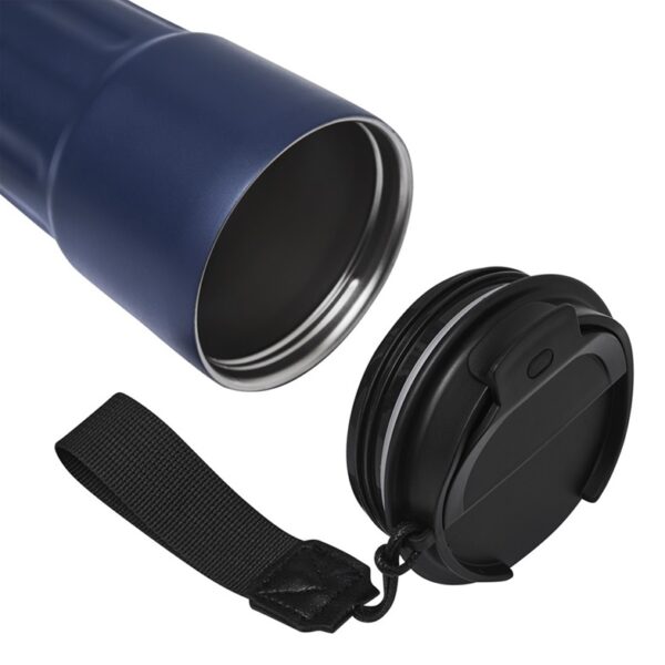 Kubek termiczny TRAVEL MUG, kolor granatowy - obrazek 4