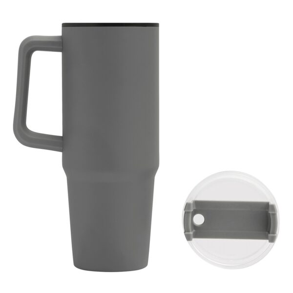 Kubek do picia DRINK ULTY, kolor szary - obrazek 3