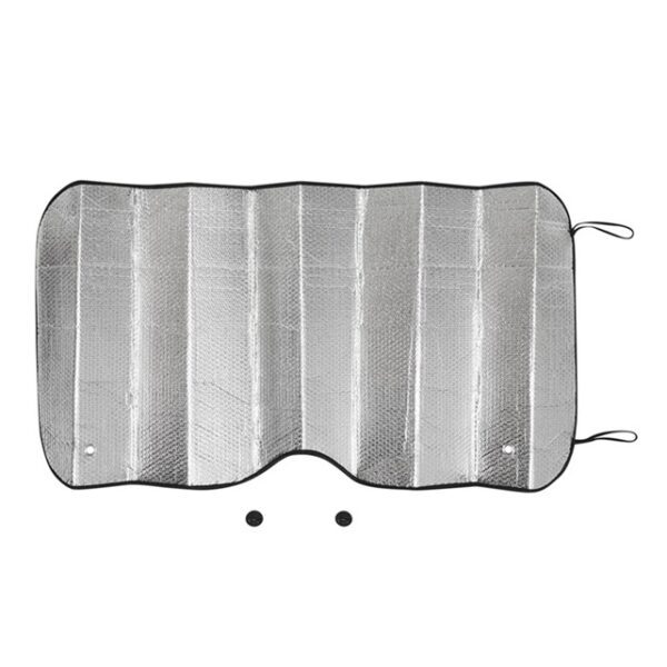 Samochodowa osłona przeciwsłoneczna SHADOW FOLD, kolor srebrny