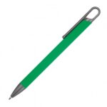 Długopis aluminiowy Ado z recyklingu, półżelowy , kolor zielony - obrazek 2